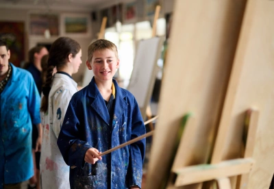 student-painting-art-class