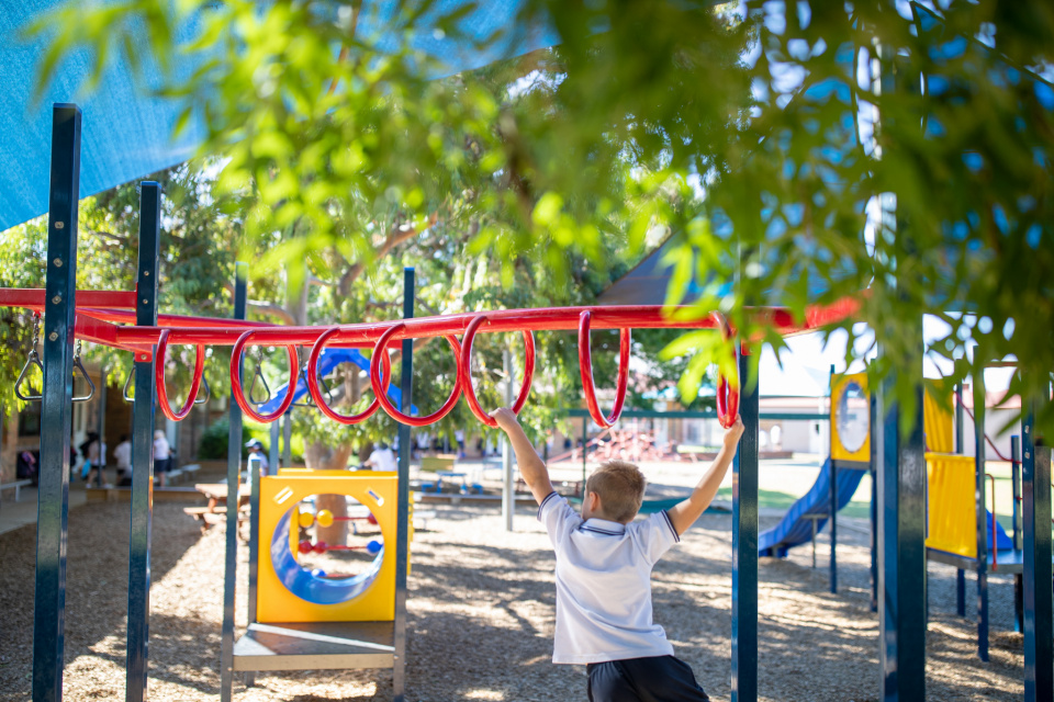 Child in playground