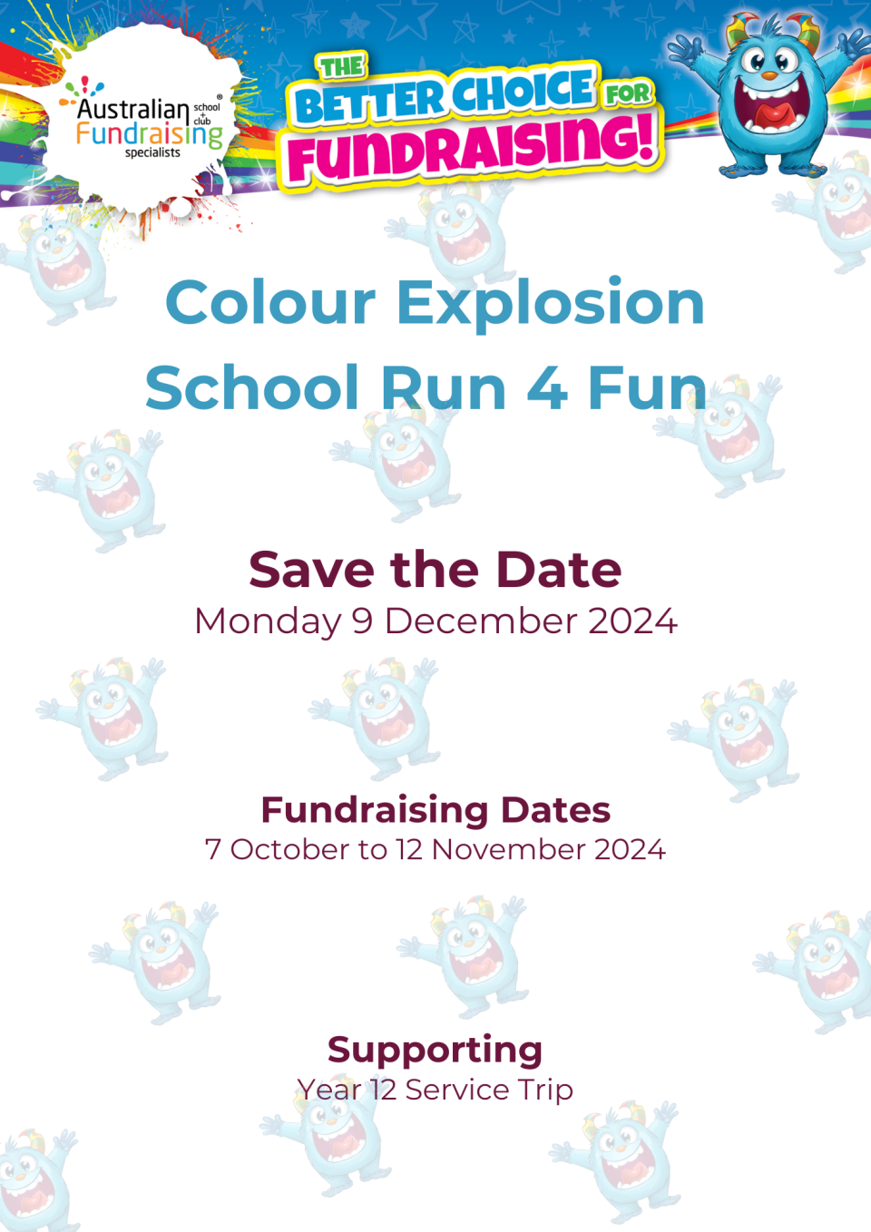 Colour Explosion Save the Date 2024 new