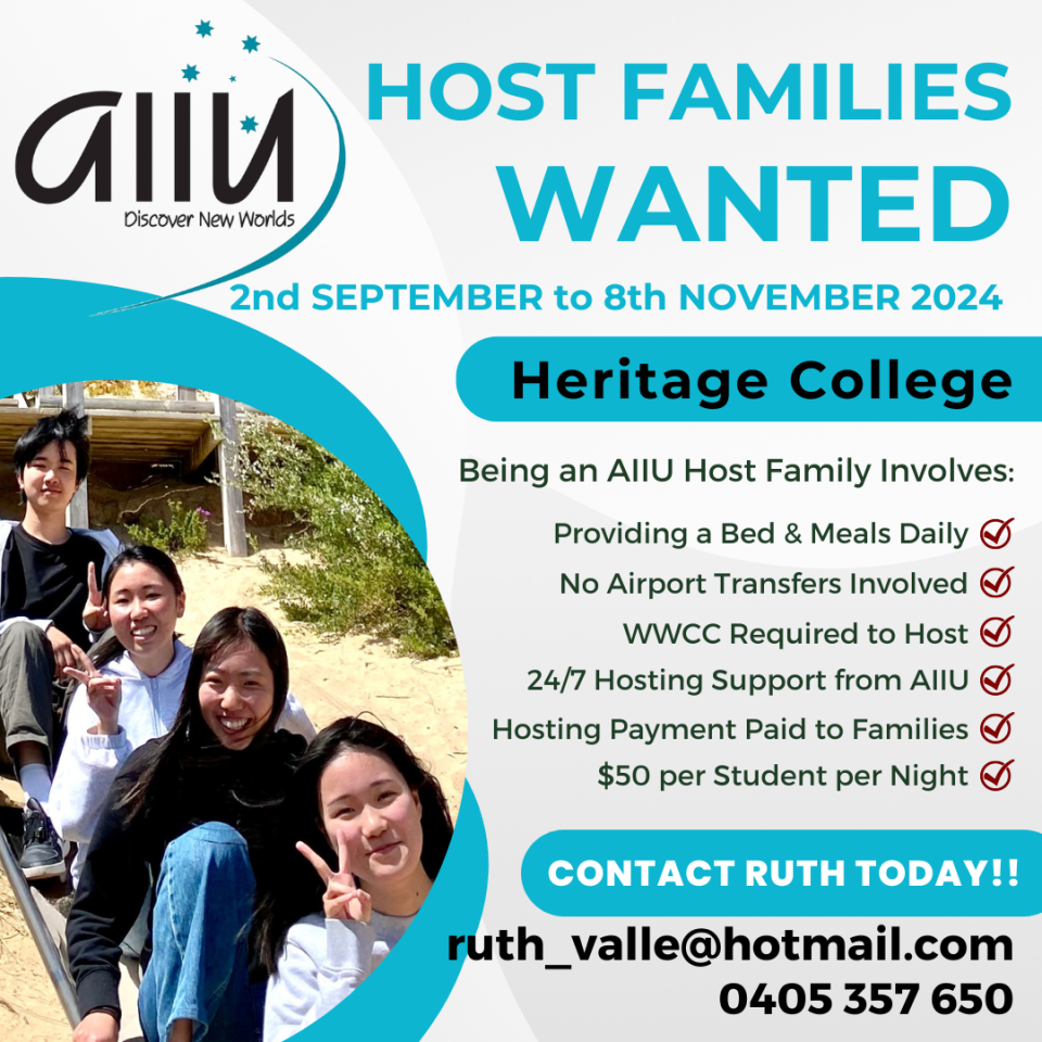 FLYER Heritage College Term Sep Nov 2024
