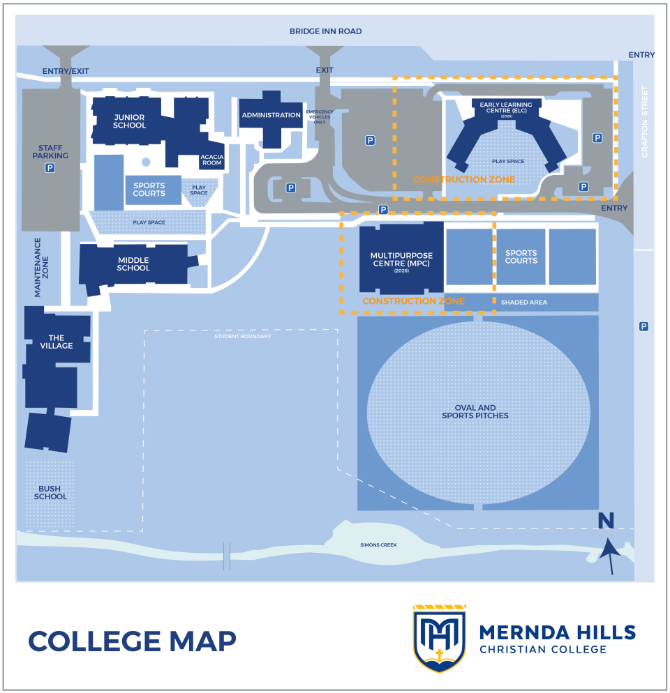Mernda Hills CC Campus Map