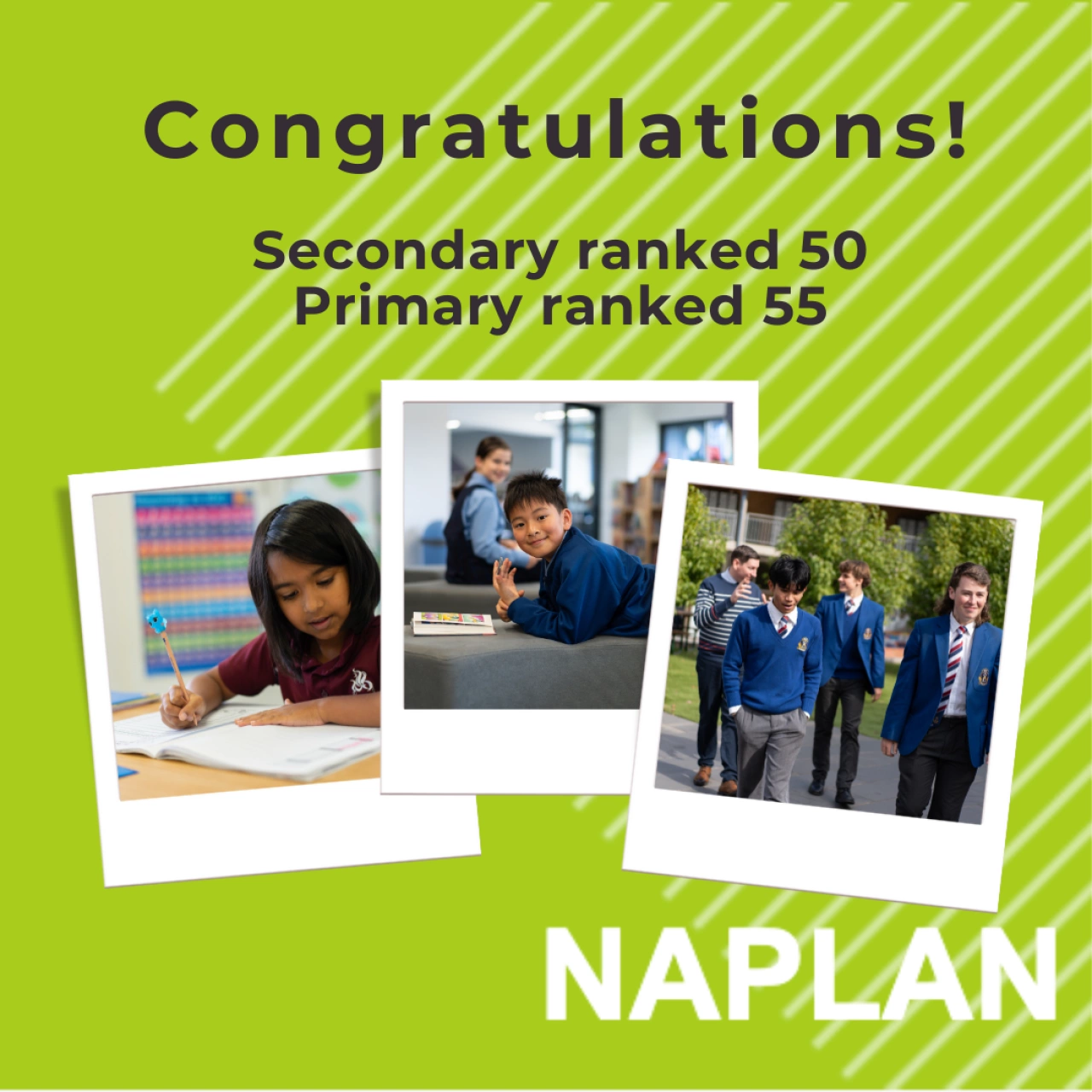 2024 NAPLAN results FB post
