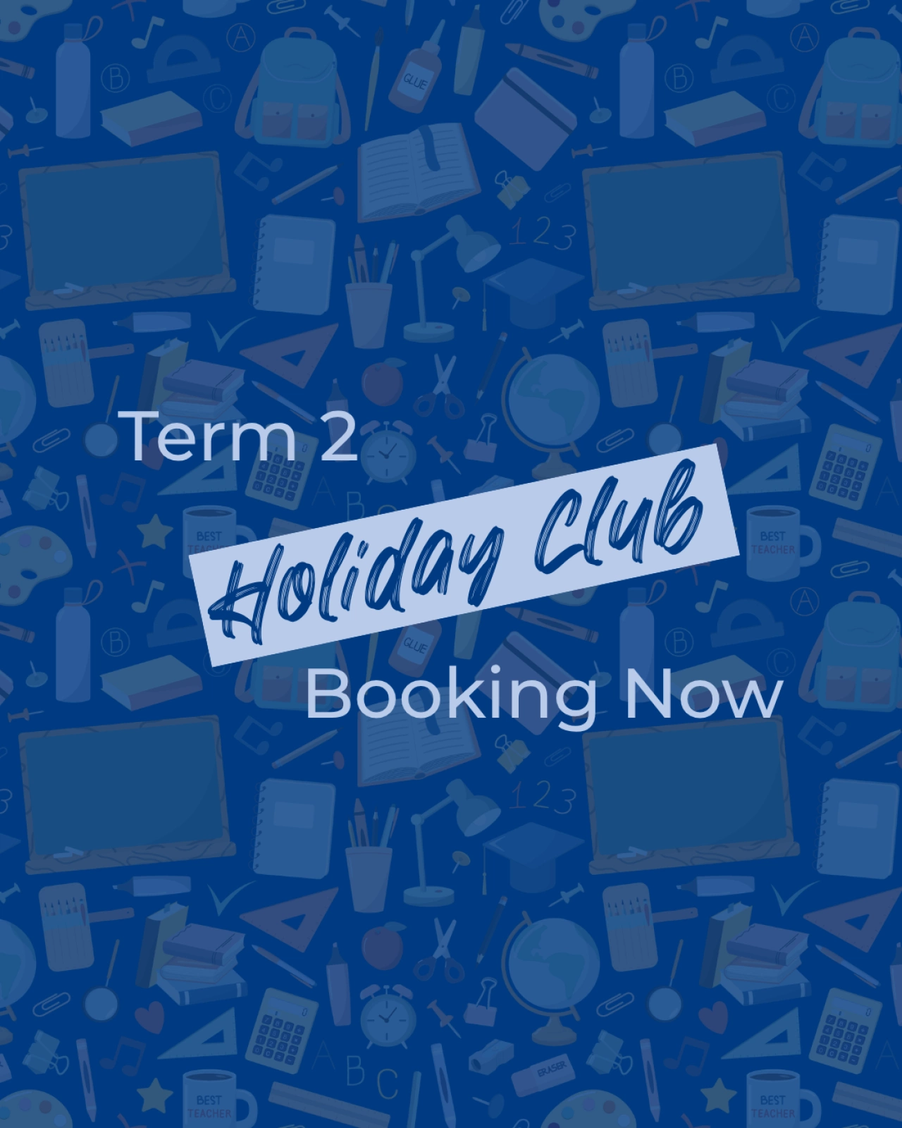 June July Holiday Club Bookings Tile 2026