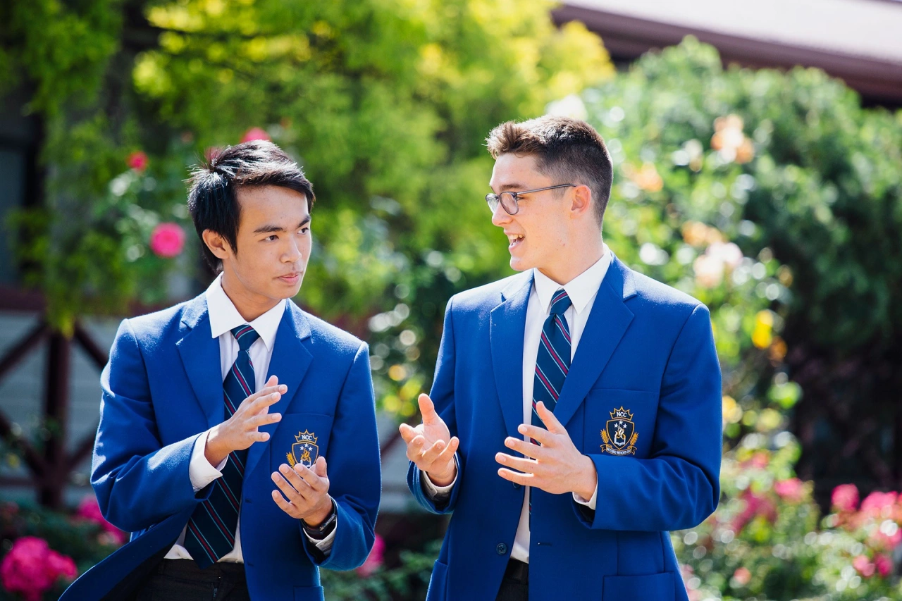 Nunawading male students