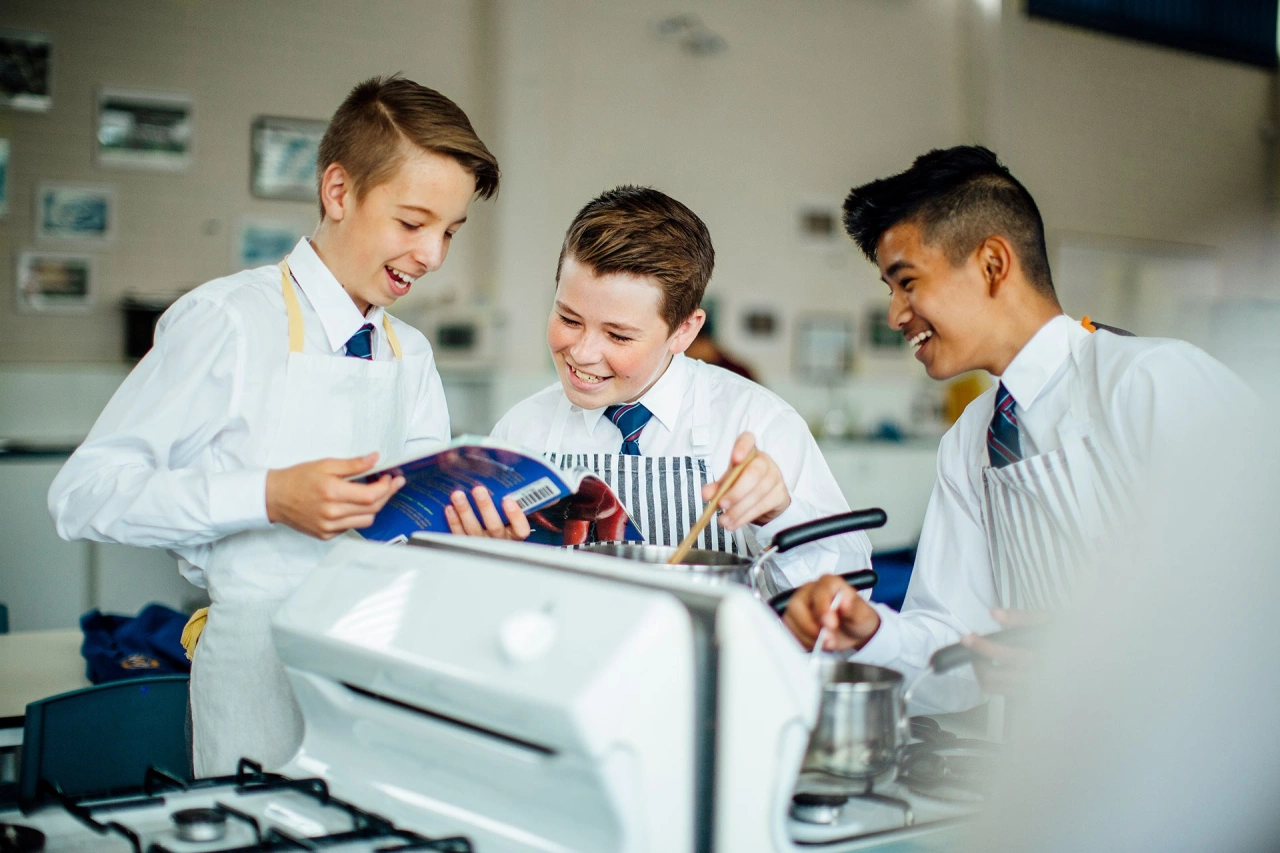 Cooking lesson school