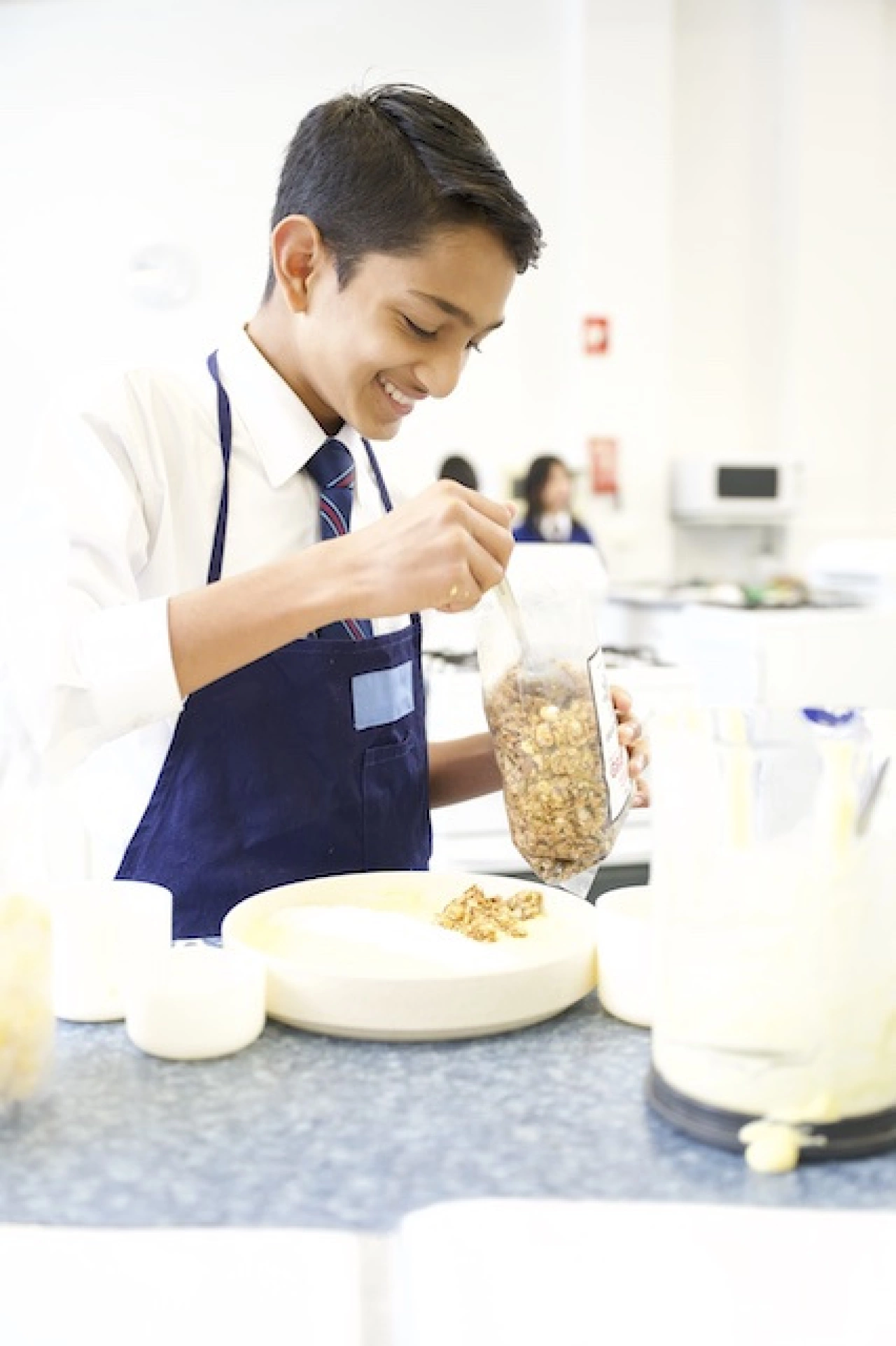 Secondary Boy Cooking