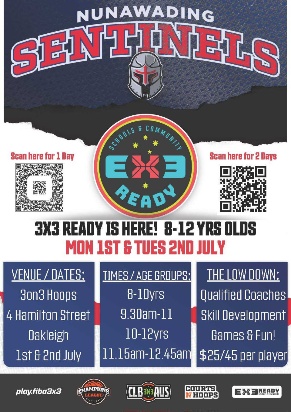 3 X3 READY JULY