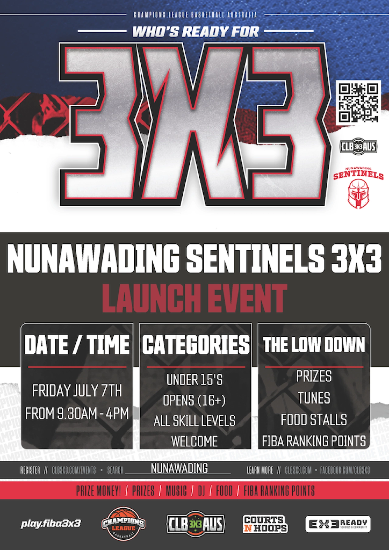 NUNAWADING SENTINELS 3 X3 LAUNCH EVENT