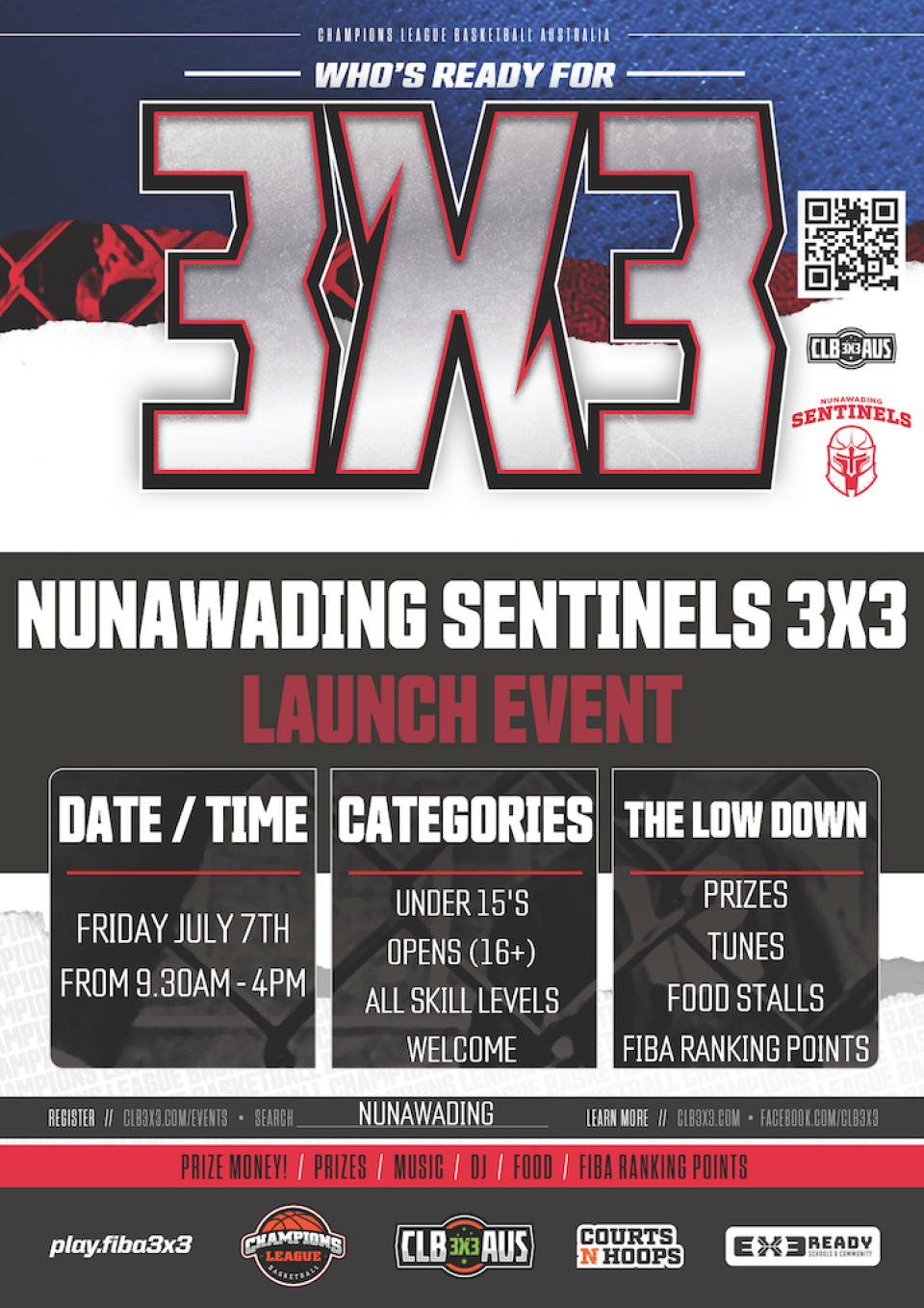 NUNAWADING SENTINELS 3 X3 LAUNCH EVENT
