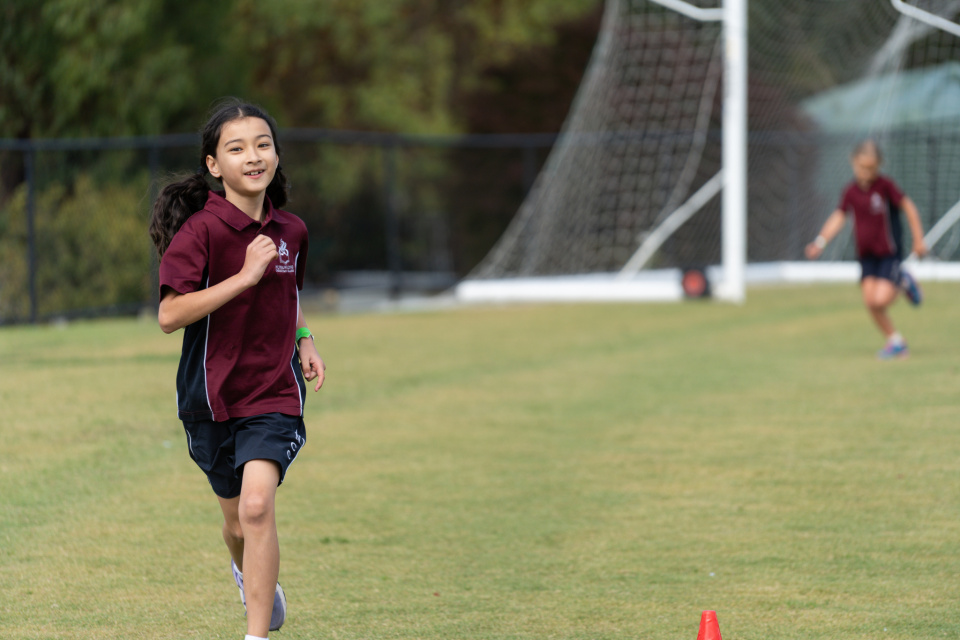 Primary Student Running