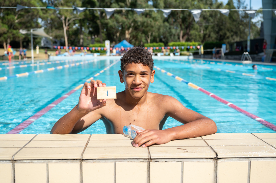 Secondary boy 2023 swimming