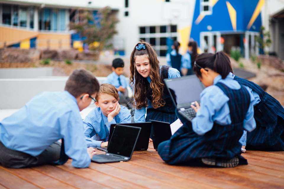 Group study kids outdoor nunawading