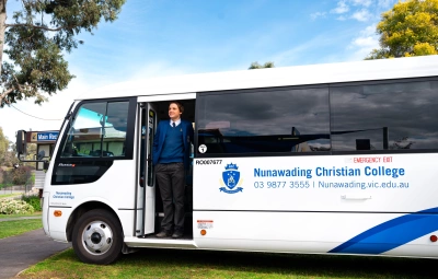 Secondary Boy on Bus